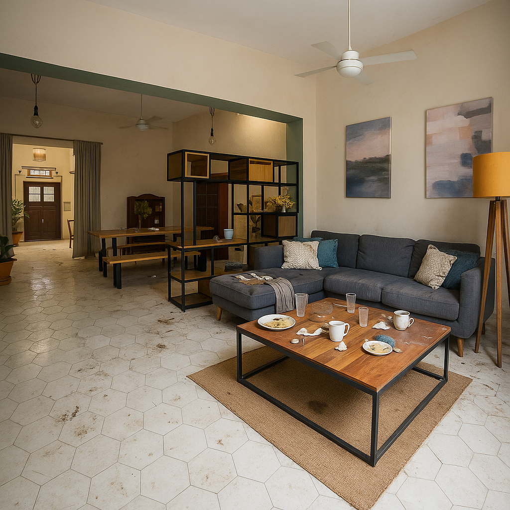 Habitación desordenada, la ceguera de la gestión manual